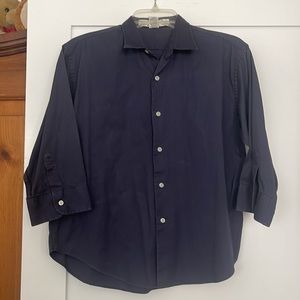 Navy Blue Button Down